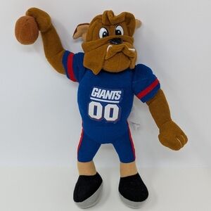 NFL Plush New York Giants Bulldog Dog Mascot Vintage 1999